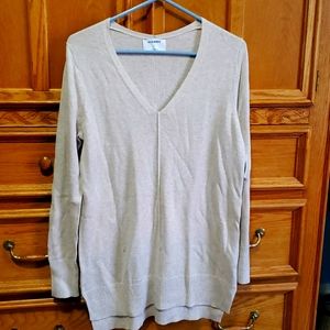 Old Navy tunic sweater size M oatmeal/beige